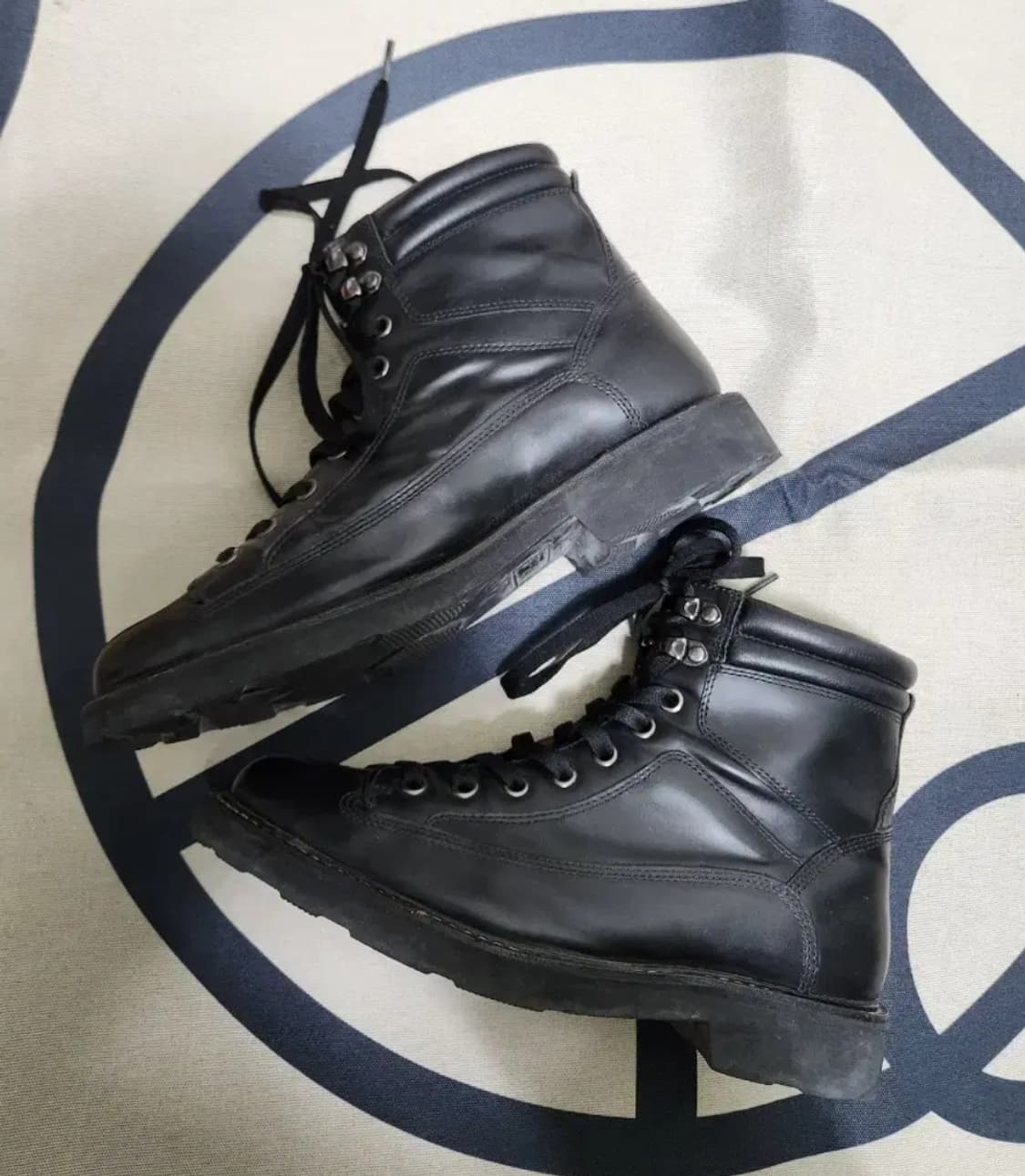 250)호킨스 블랙 가죽 워커 상품이미지4