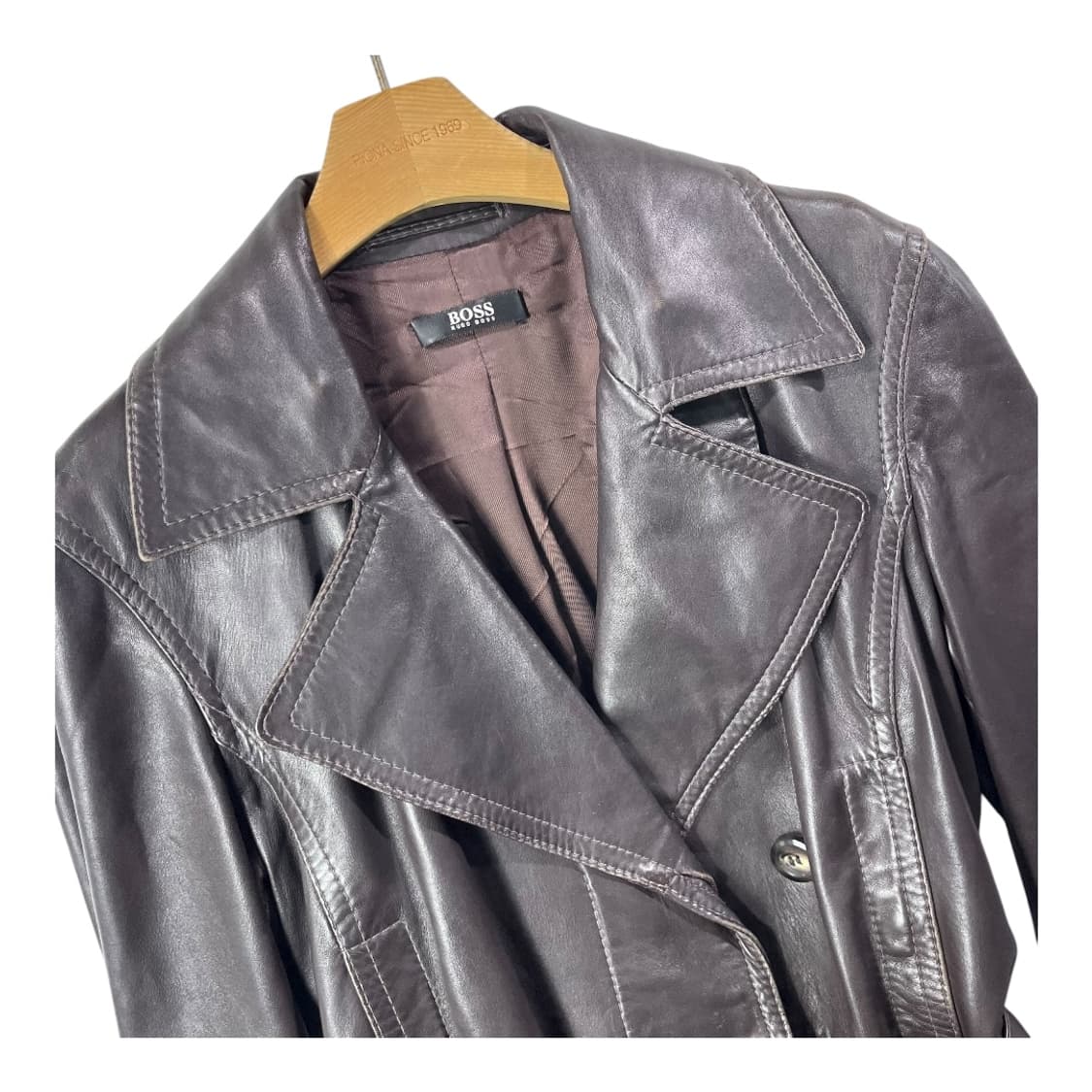 [Hugo Boss] 휴고 보스 레더 코트 상품이미지3