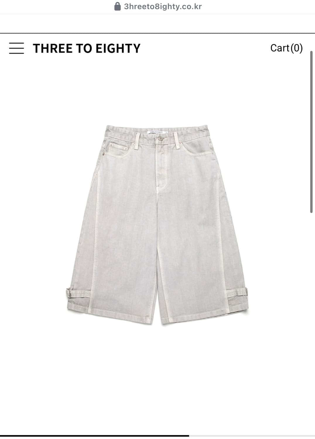 새상품) 쓰리투에이티 팬츠 /정가:15.9만 상품이미지5