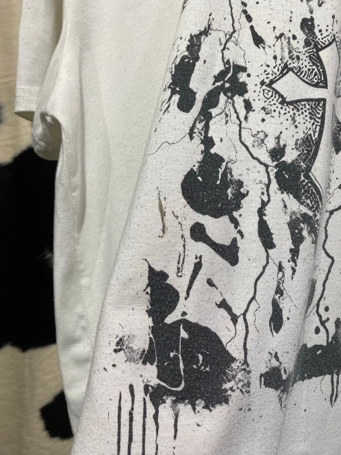 Japanese vtg 락 프린팅 오버핏 티셔츠 상품이미지5