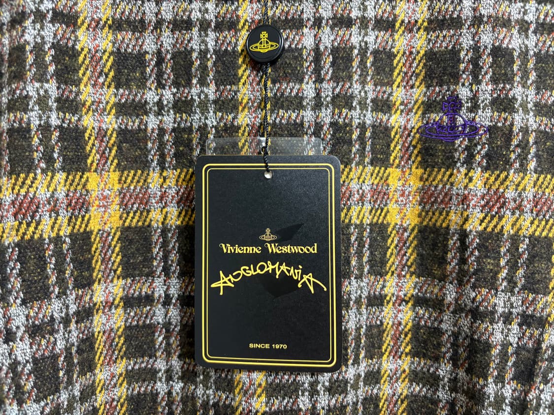 비비안웨스트우드 체크 볼륨 탑 38 상품이미지3