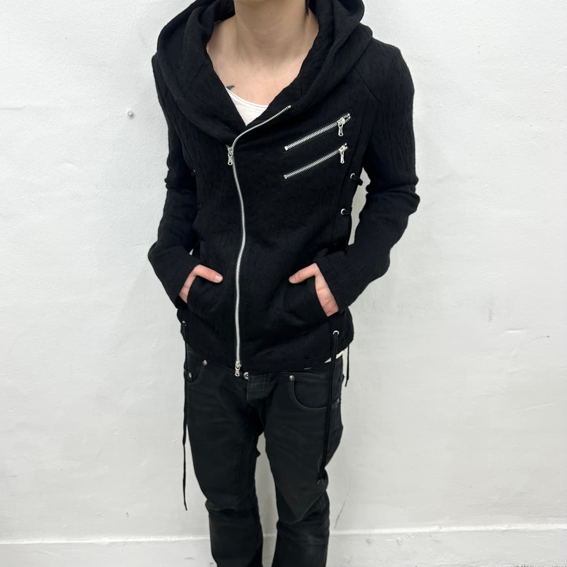 Tornado mart asymmetry lace hood jacket 상품이미지1