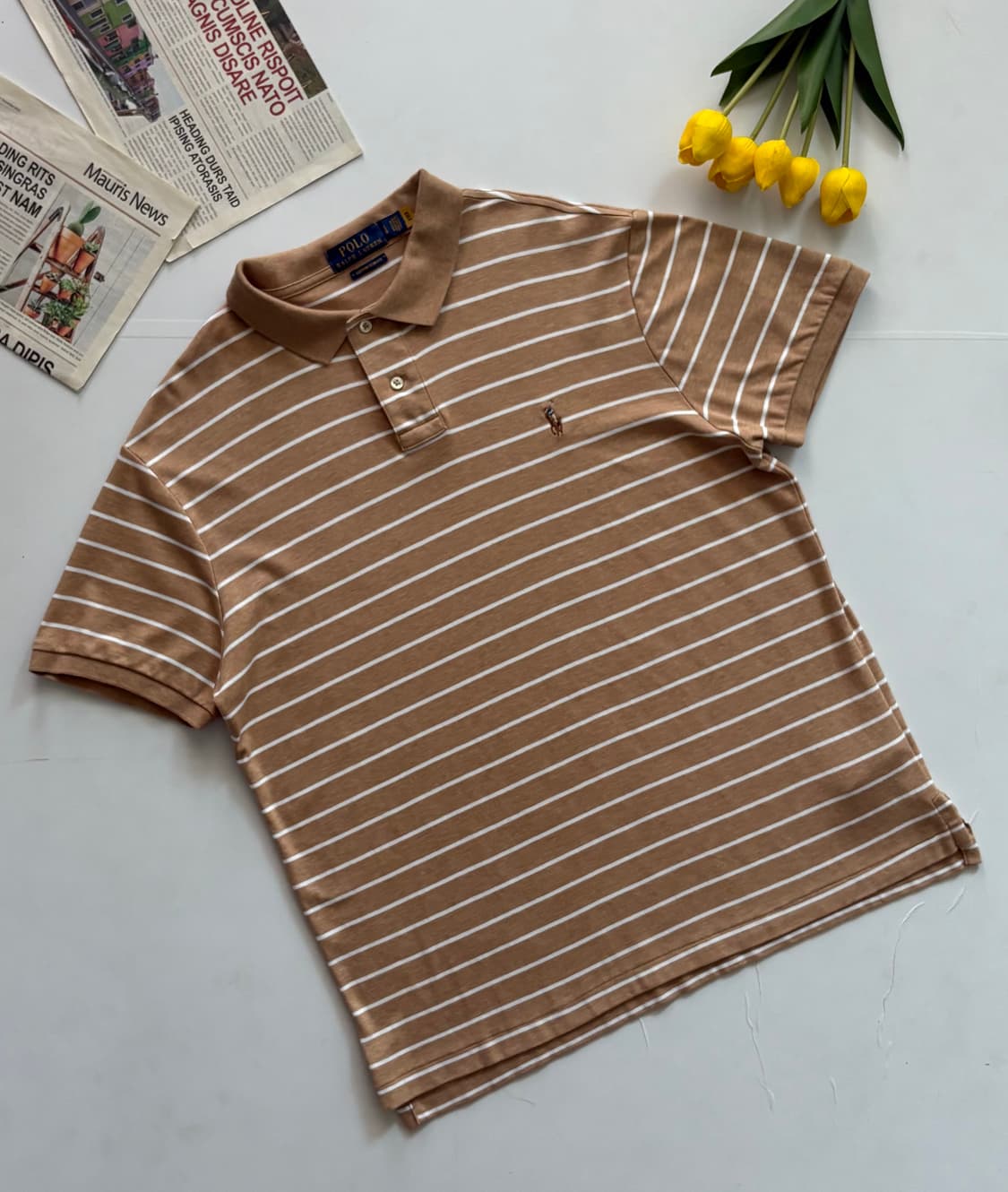 Polo 폴로랄프로렌 스트라이프 반팔 카라티 상품이미지1