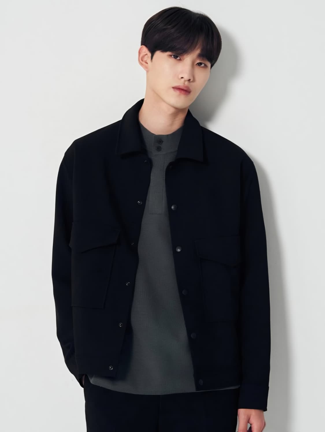 에잇세컨즈 블랙 트러커 자켓 새상품 상품이미지4
