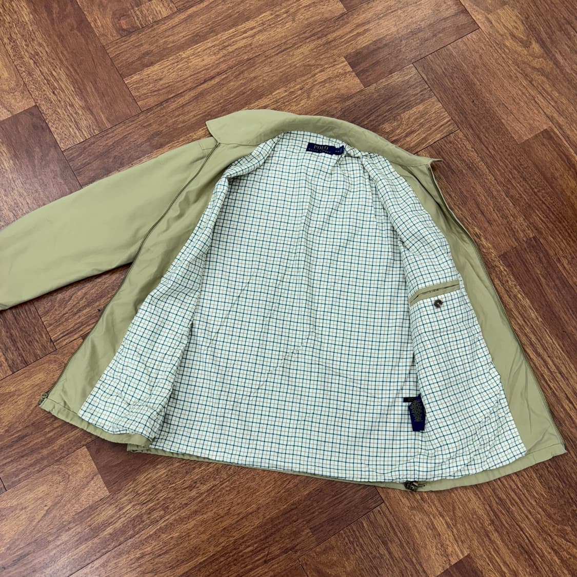 M(100) 폴로 랄프로렌 베이지 바이스윙 자켓  상품이미지4