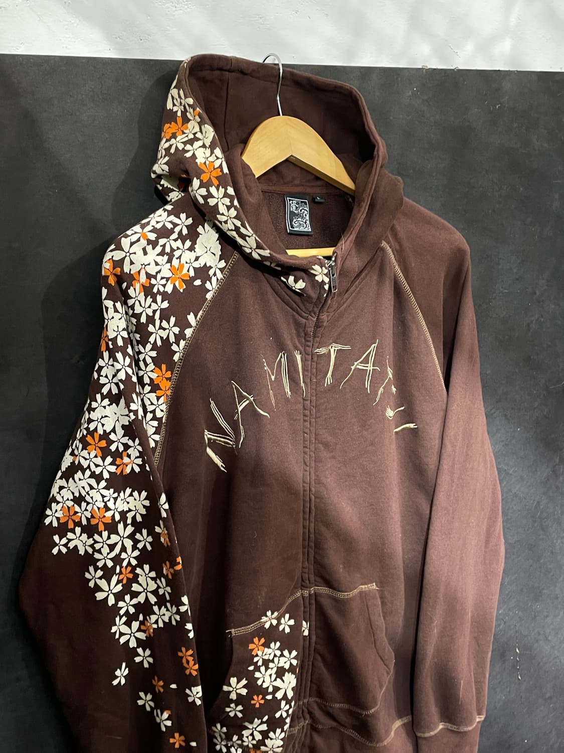 대대장 일본빈티지 오리엔탈 프린팅 스카잔 후드집업 L 상품이미지8