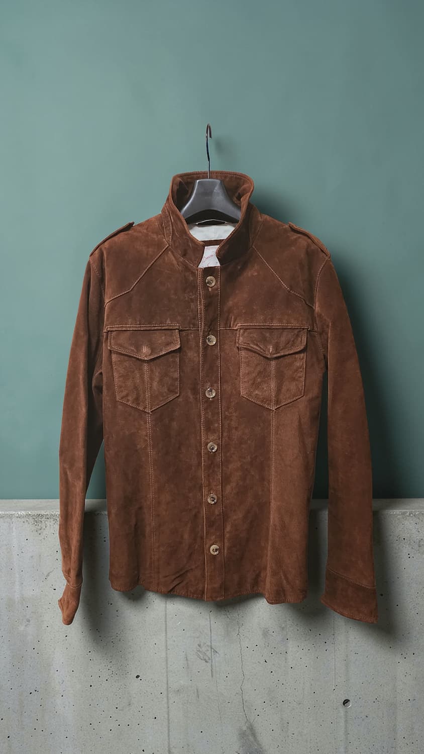 자라 맨(ZARA MAN) 데님 꾸뛰르 스웨이드 셔츠 자켓 상품이미지1