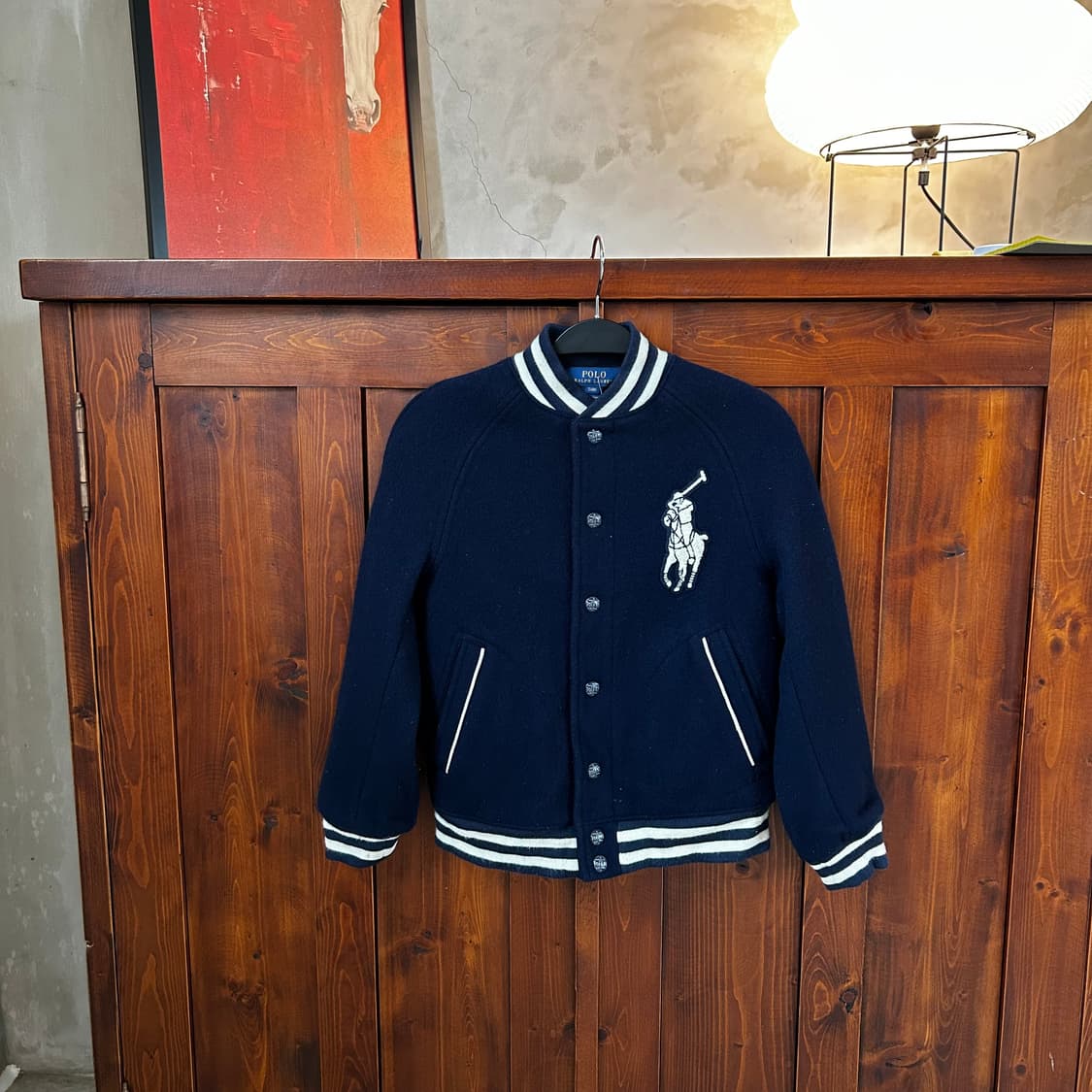 아동 폴로모직바시티쟈켓 상품이미지1