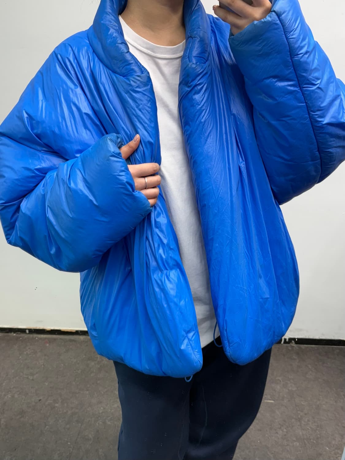 [XL] 이지갭 라운드 블루 패딩 상품이미지1