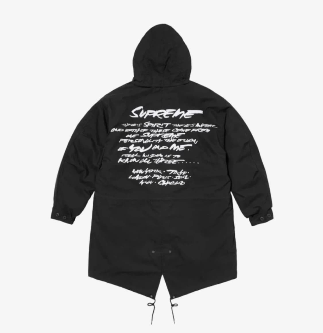 슈프림 파카 블랙 M 상품이미지1
