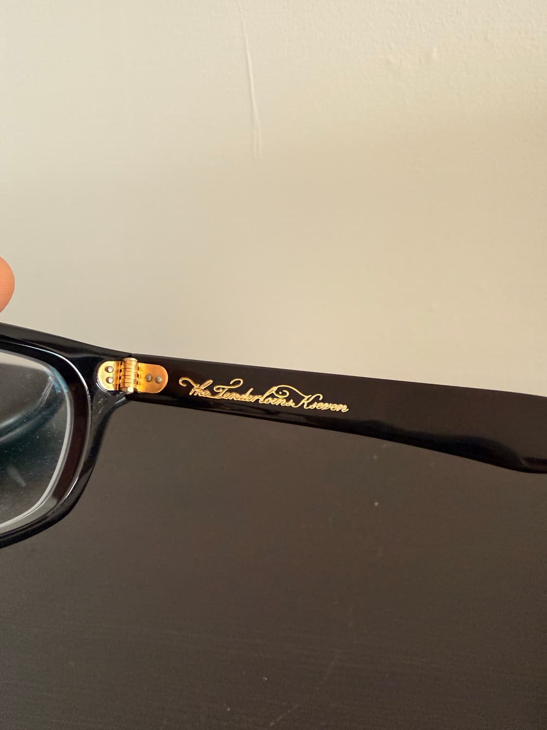 백산안경 텐더로인 콜라보 인더윈드 in the wind 블랙골드 극미 백 상품이미지5