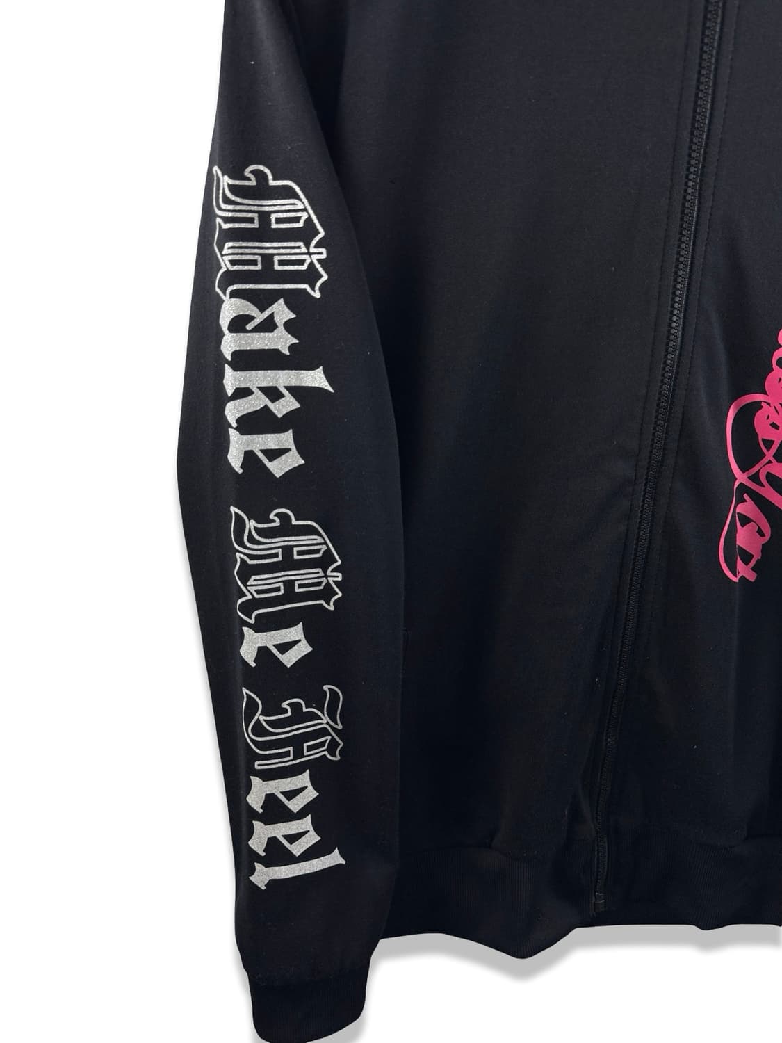 JPN Y2K 펑크 갸루 레터링 글리터 후드집업3067 상품이미지3