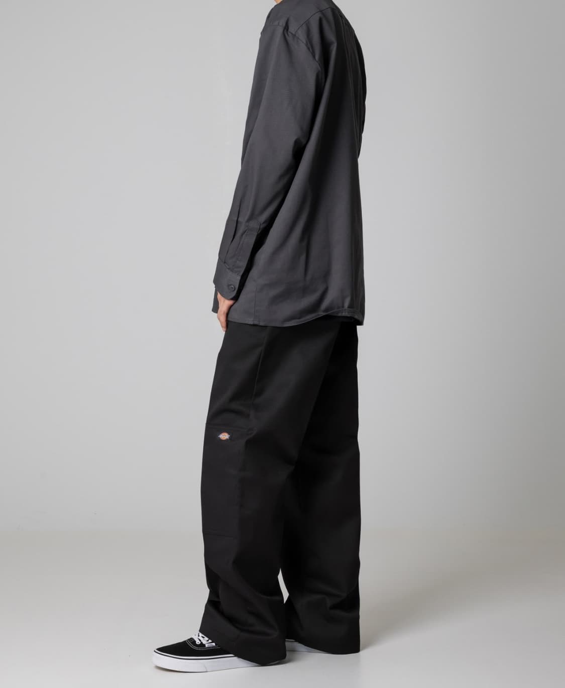 더블니 85283 루즈핏 워크팬츠 Black 상품이미지2