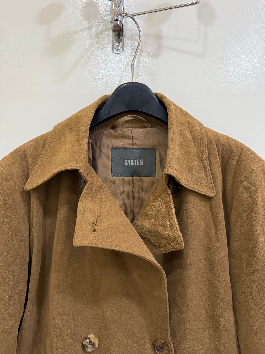 시스템 우먼 더블 브레스트 코트 정품 상품이미지2
