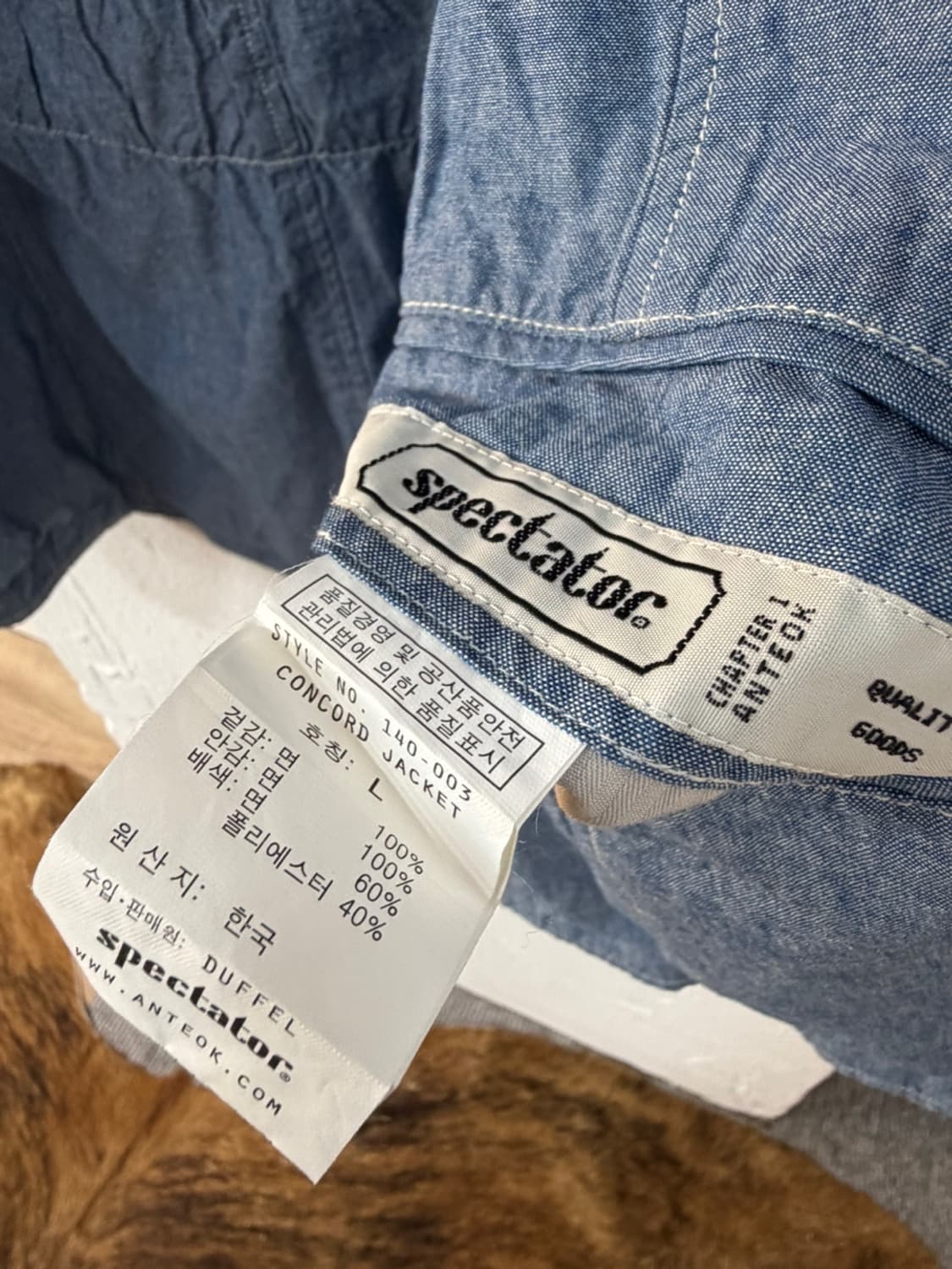 스펙테이터 페이즐리 패치워크 마드라스 자켓  상품이미지7