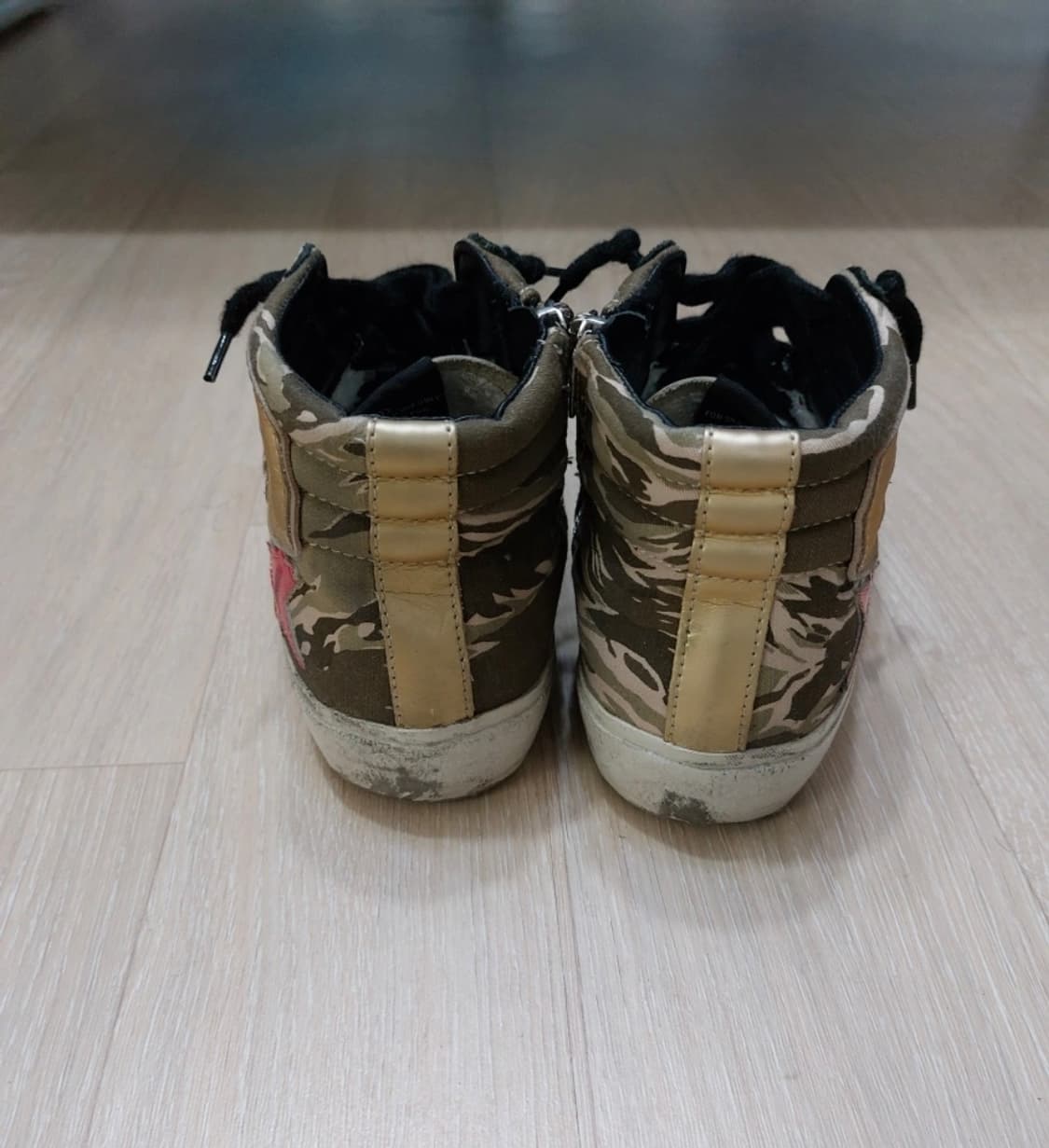 골든구스 슬라이드 하이탑 스니커즈 상품이미지2