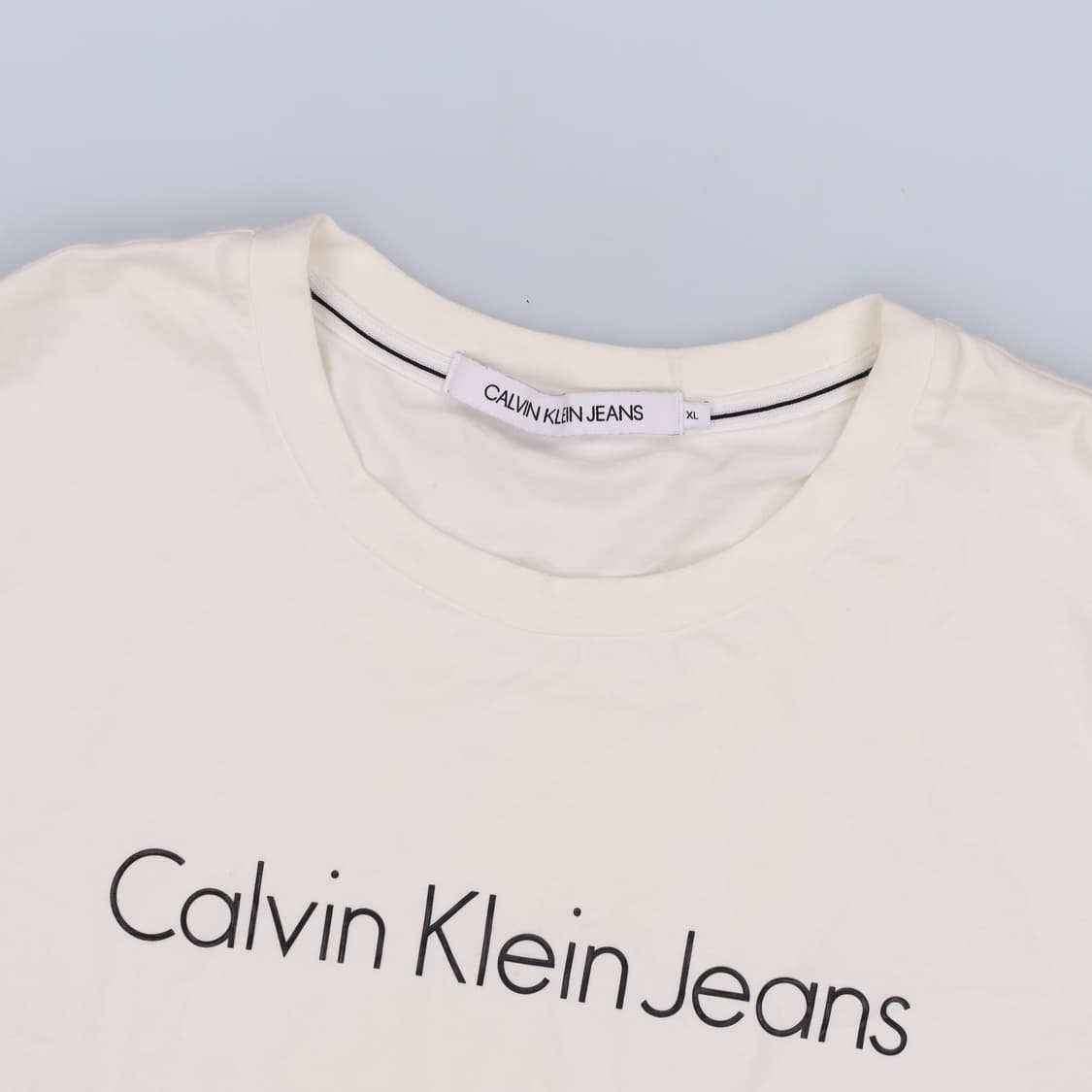 XL 캘빈클라인 레터링 반팔티 0420H1 상품이미지3