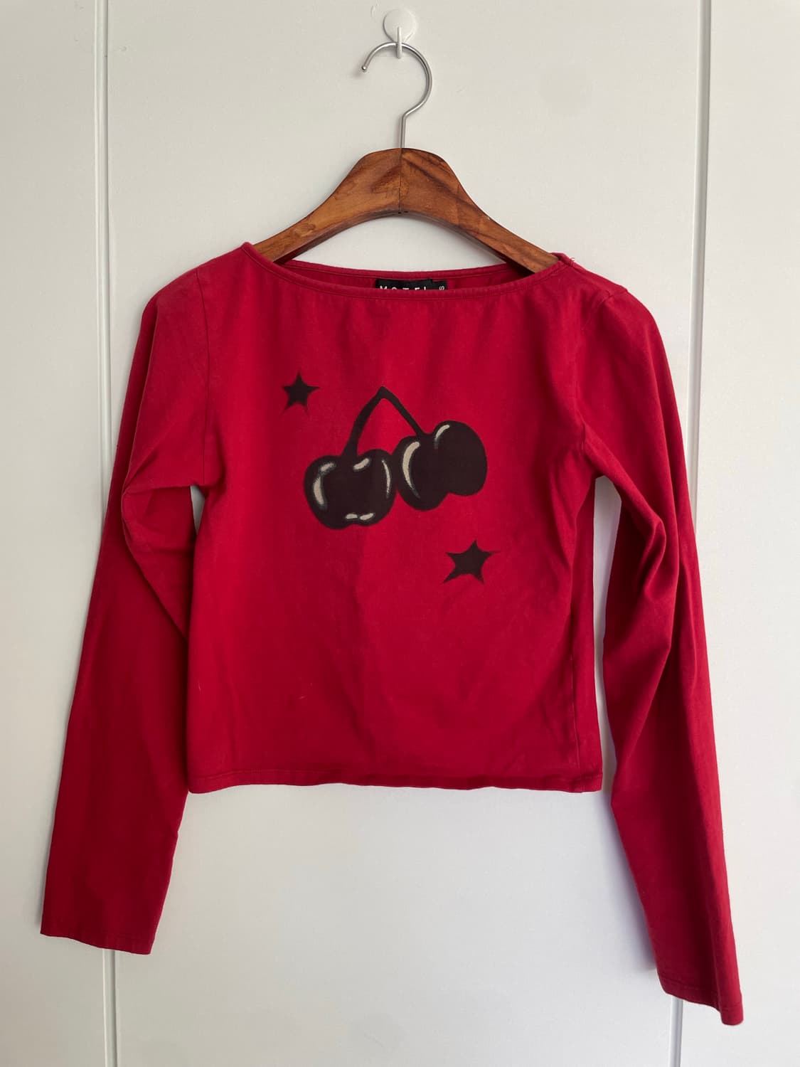 MOTEL rocks 체리 크롭 긴팔 티셔츠 S 상품이미지2