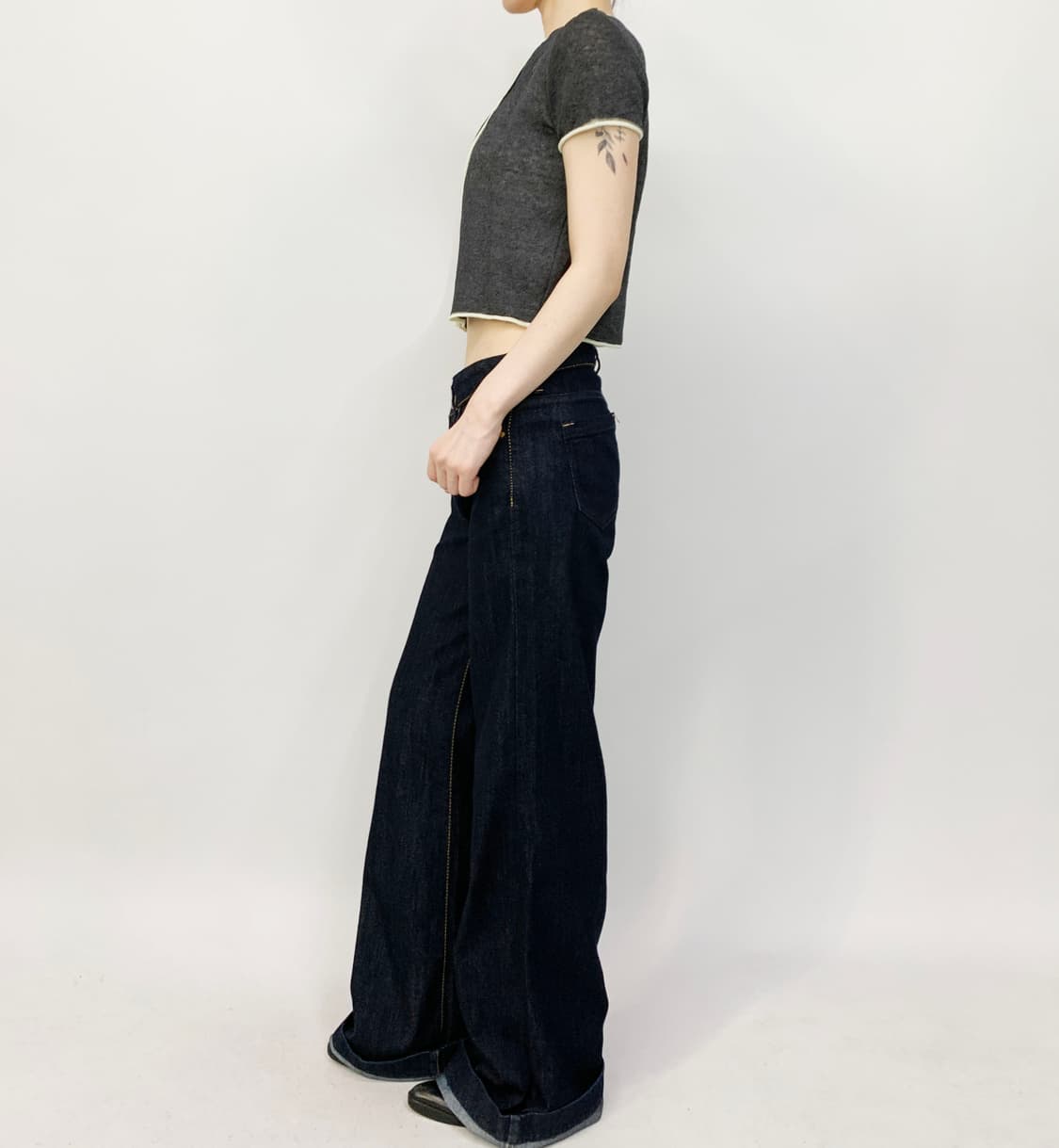 KRIZIA MAGLIA made in italy 반팔 가디건 상품이미지3