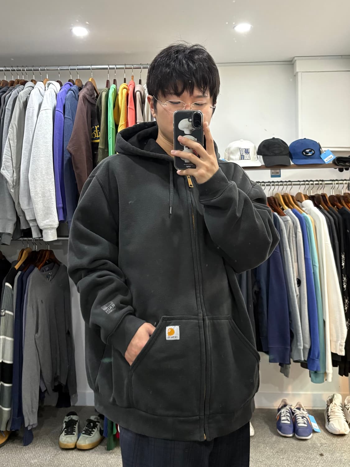 칼하트 써멀 후드집업 상품이미지9