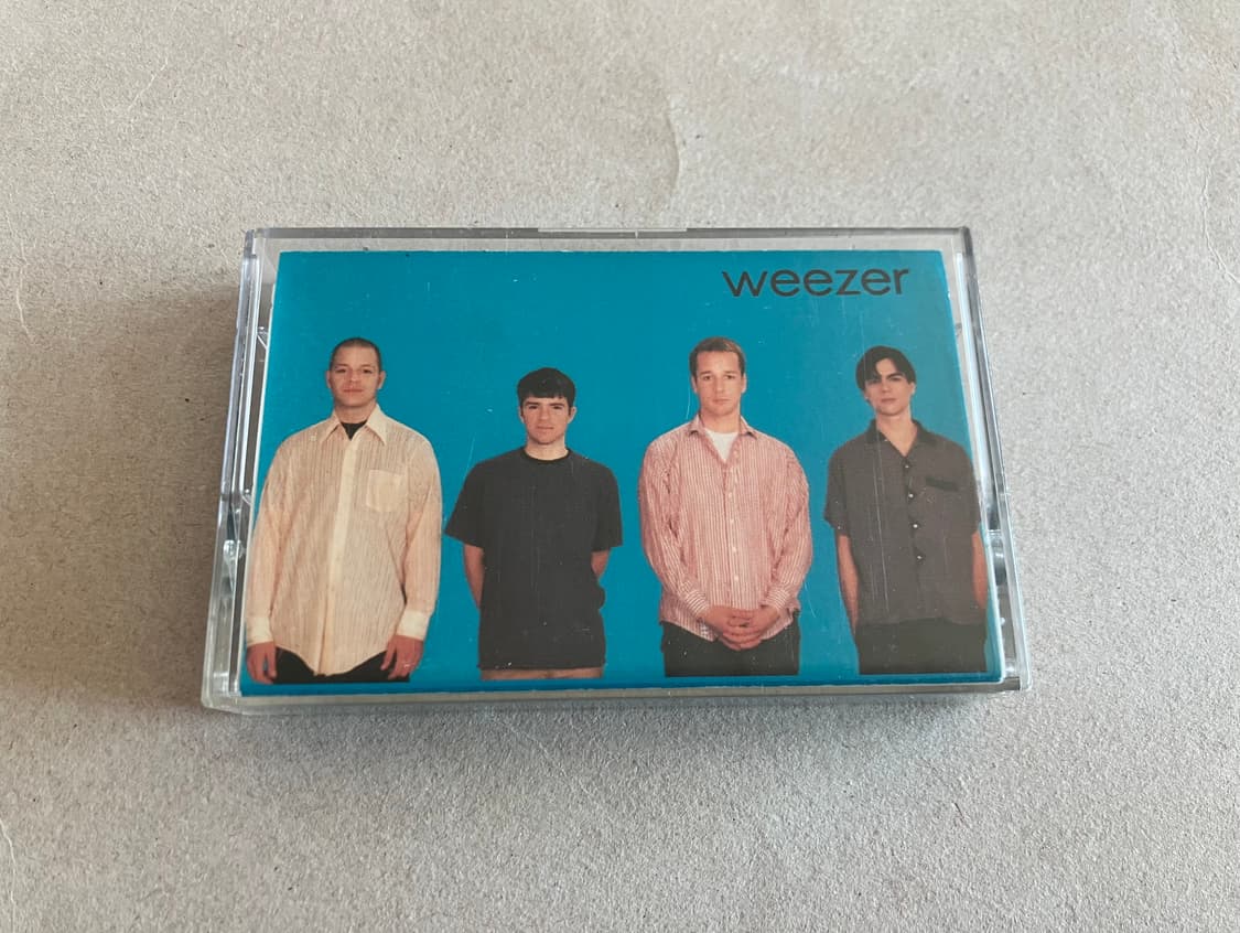 90년대 위저 Weezer 1집 국내 라이센스 초판 카세트테이프 상품이미지1