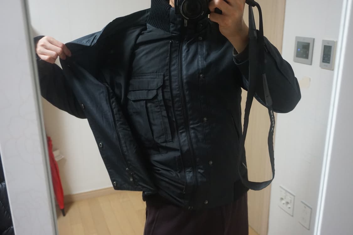 (100) 우영미 솔리드옴므 하이넥 자켓 상품이미지9