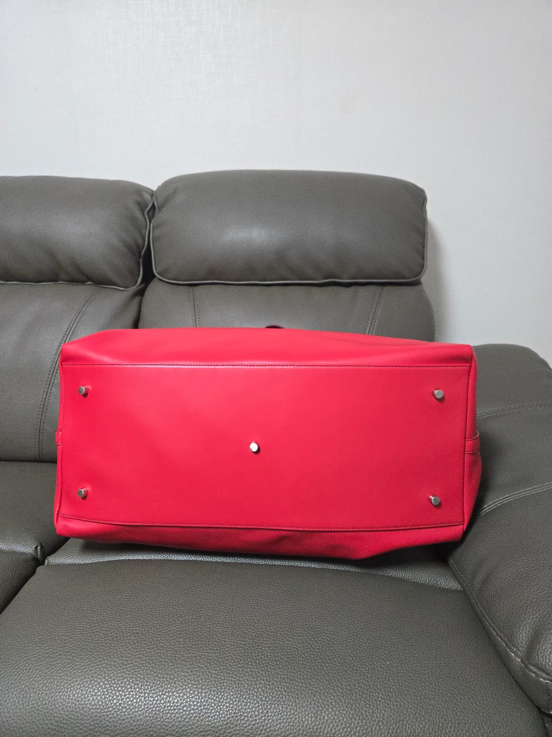 페라리 레드 정품 보스턴백 상품이미지6