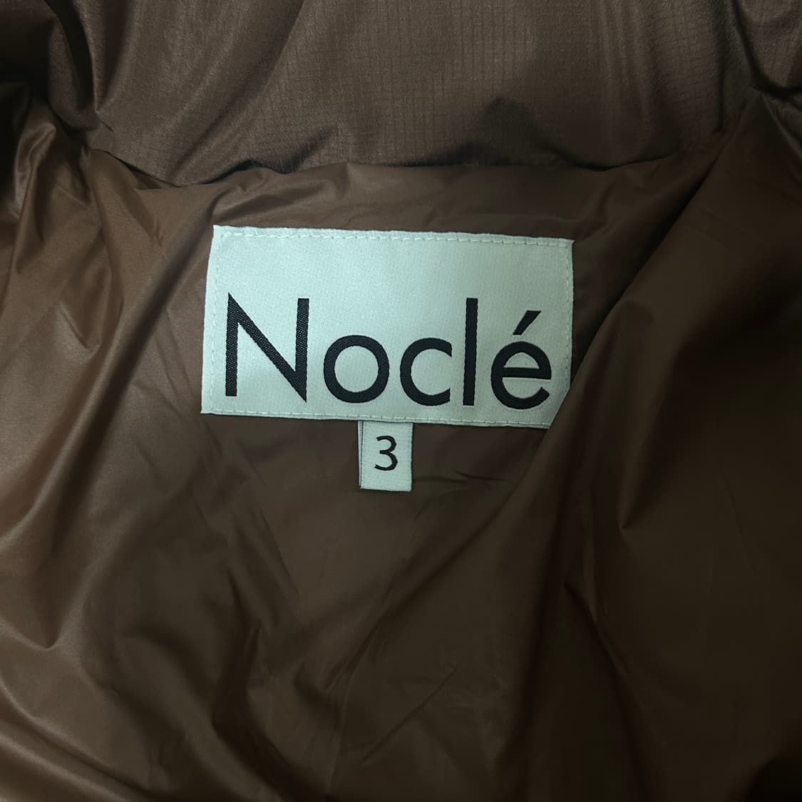 새상품 정가53만원 노클 패딩 브라운 상품이미지4