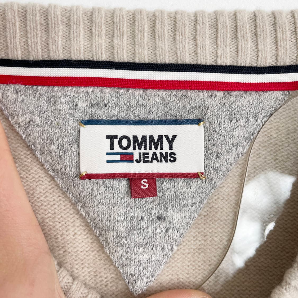 F2 타미힐피거  타미진스 클래식 크루넥 스웨터 S95사이즈 상품이미지5