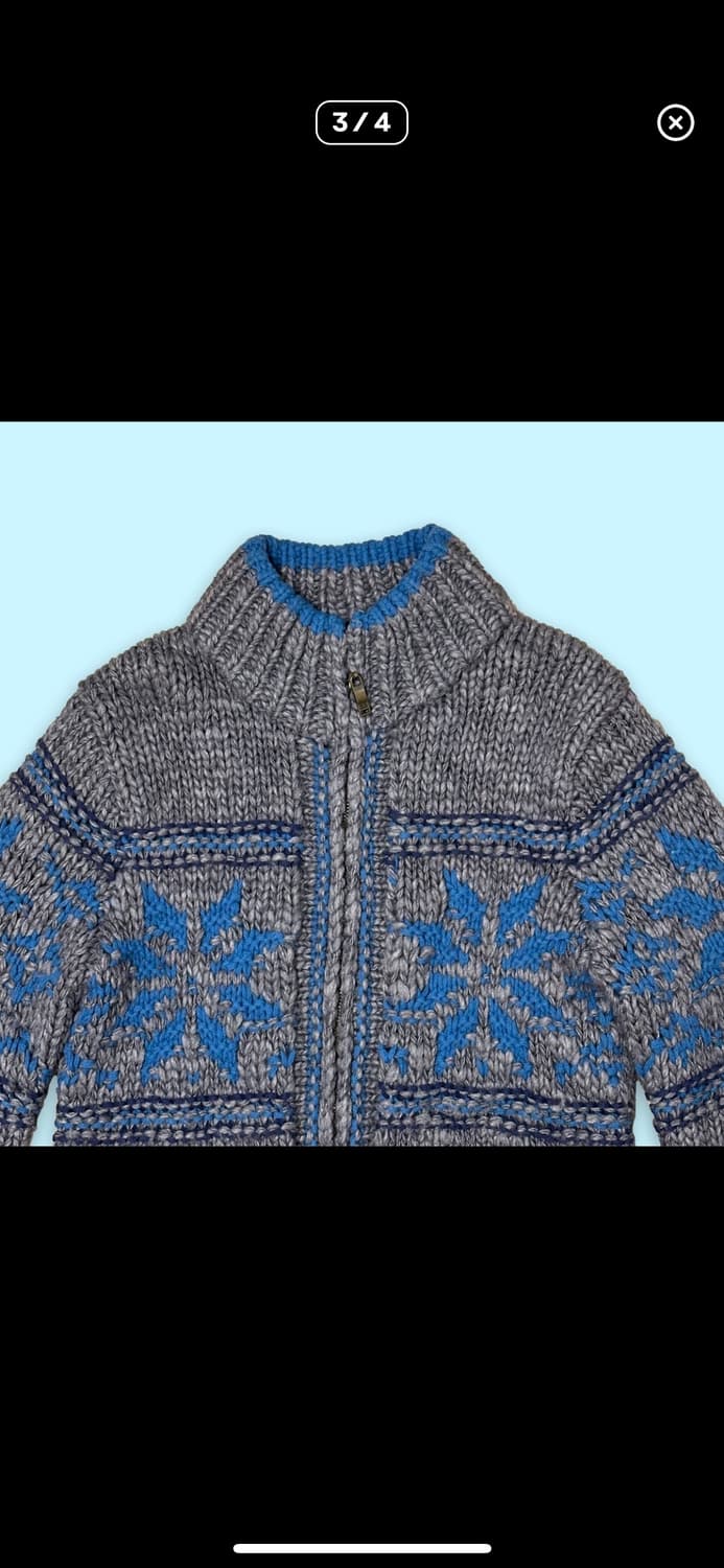 koolhaas 빈티지 눈꽃 코위찬 상품이미지3