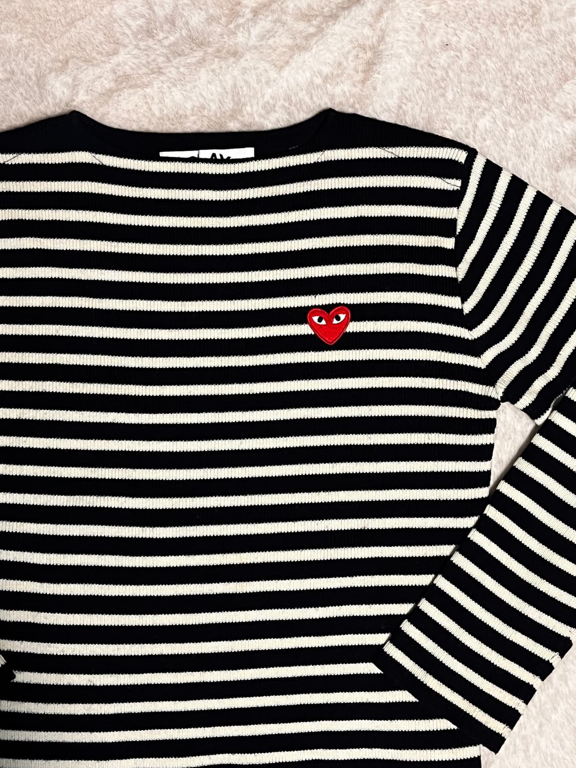 꼼데가르송 스트라이프 니트 L사이즈 상품이미지2