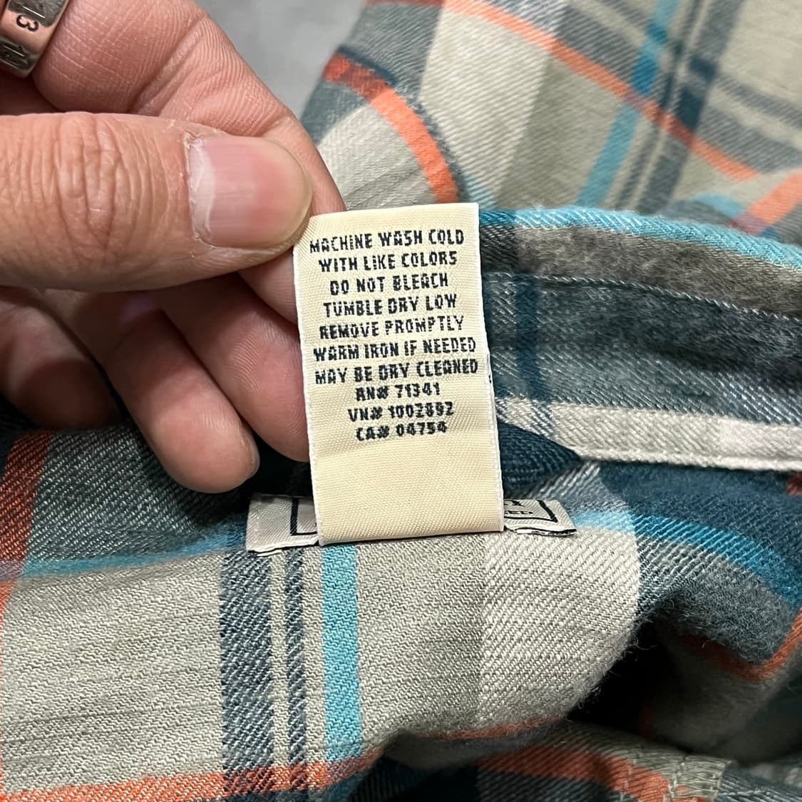  엘엘빈 워크 체크 셔츠 y15110 상품이미지6