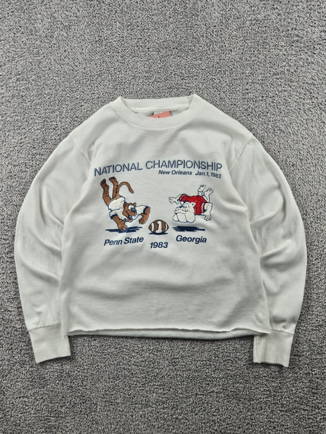 USA 퀘이커니트 1983 슈거볼 챔피언쉽 롱 슬리브 (S)/ 11387 상품이미지1