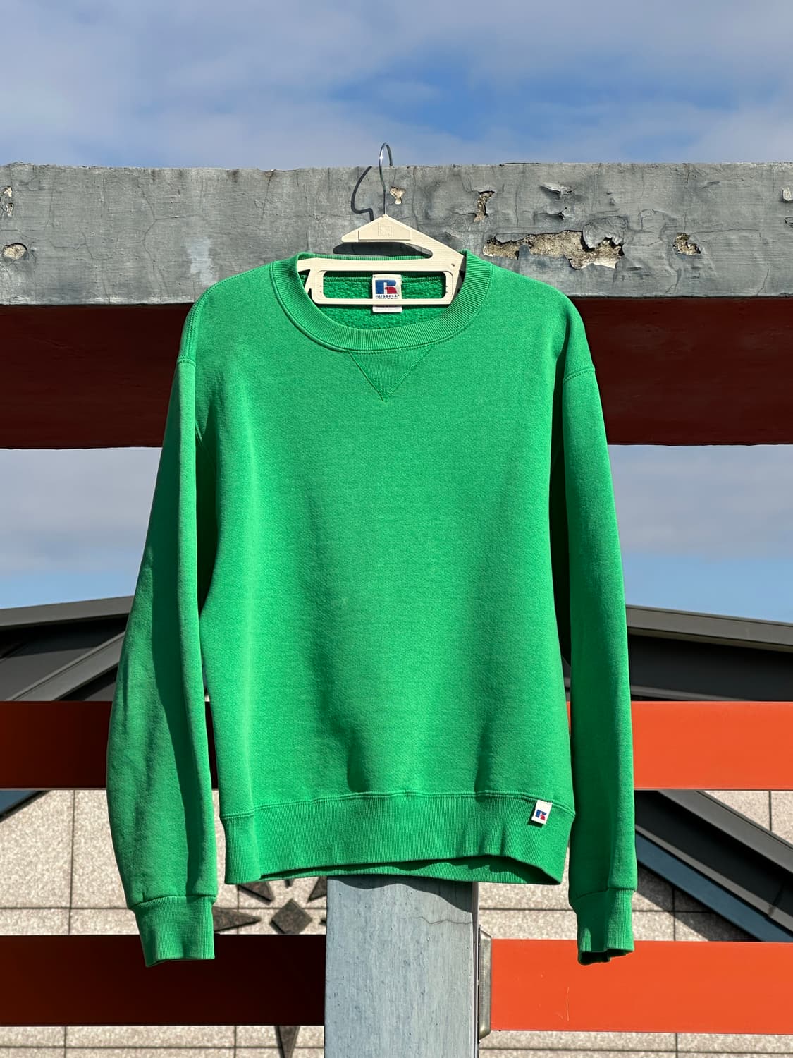 80s russell 플레인 스웻셔츠  made in usa 상품이미지2