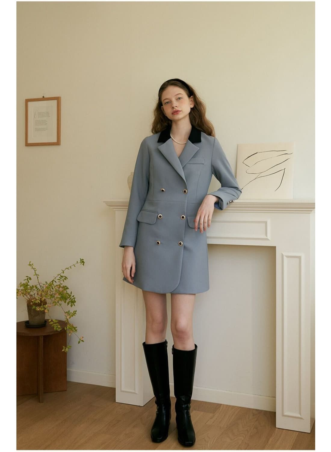 모어댄라이크 자켓 원피스 상품이미지2