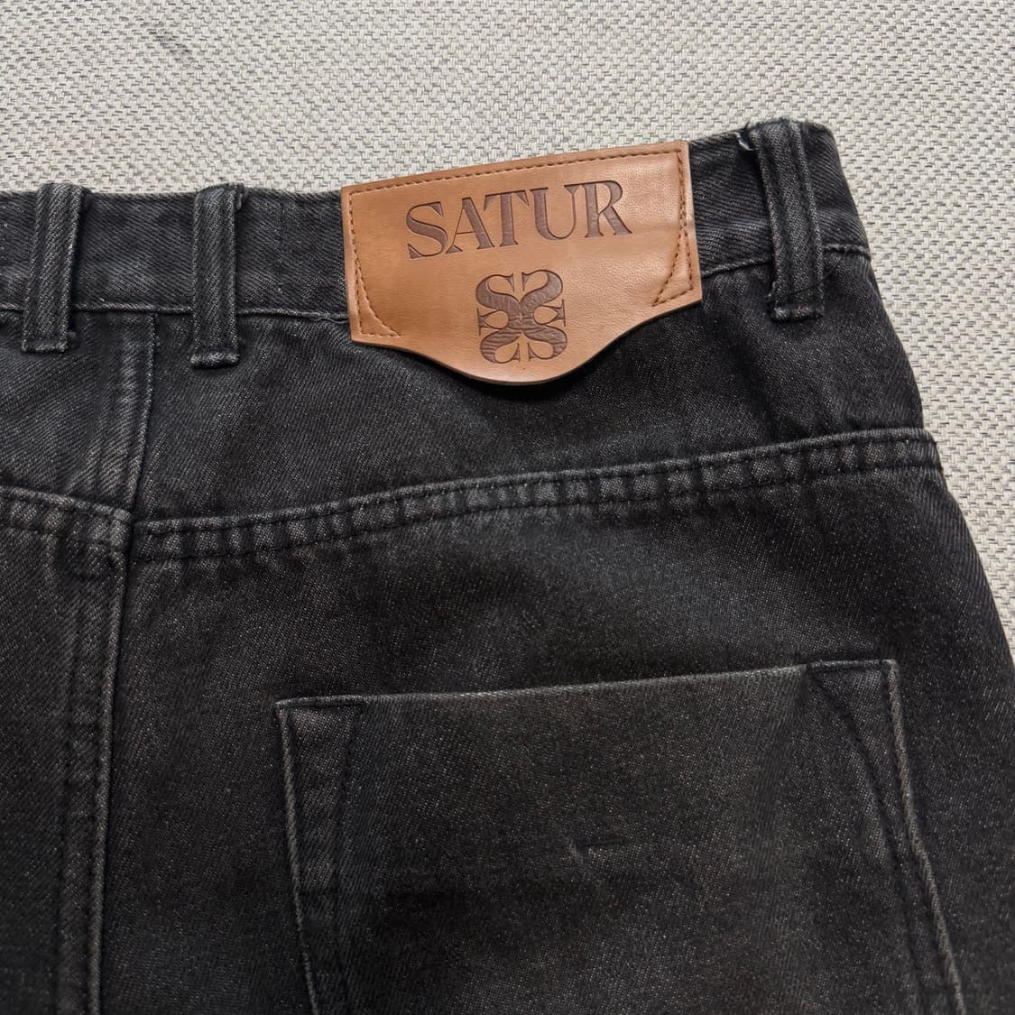 SATUR 세터 인디고 데님 와이드 팬츠 상품이미지5