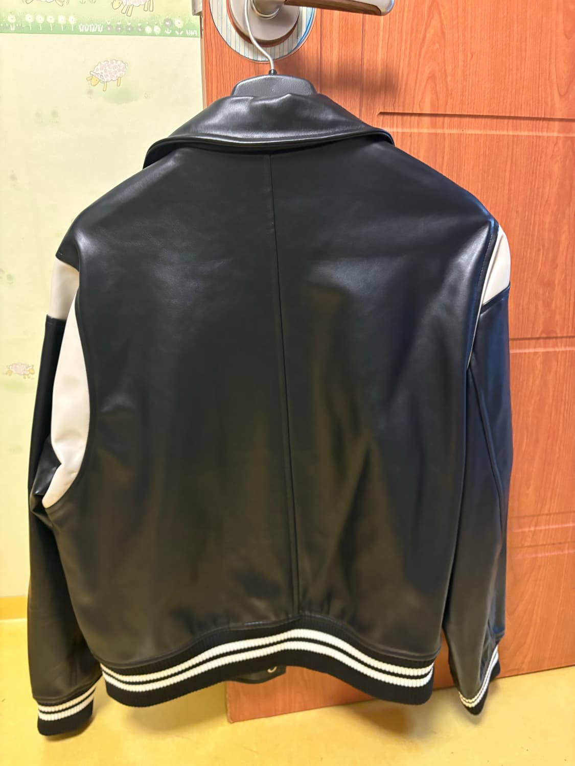 파르티멘토 레더 바시티 자켓 상품이미지2