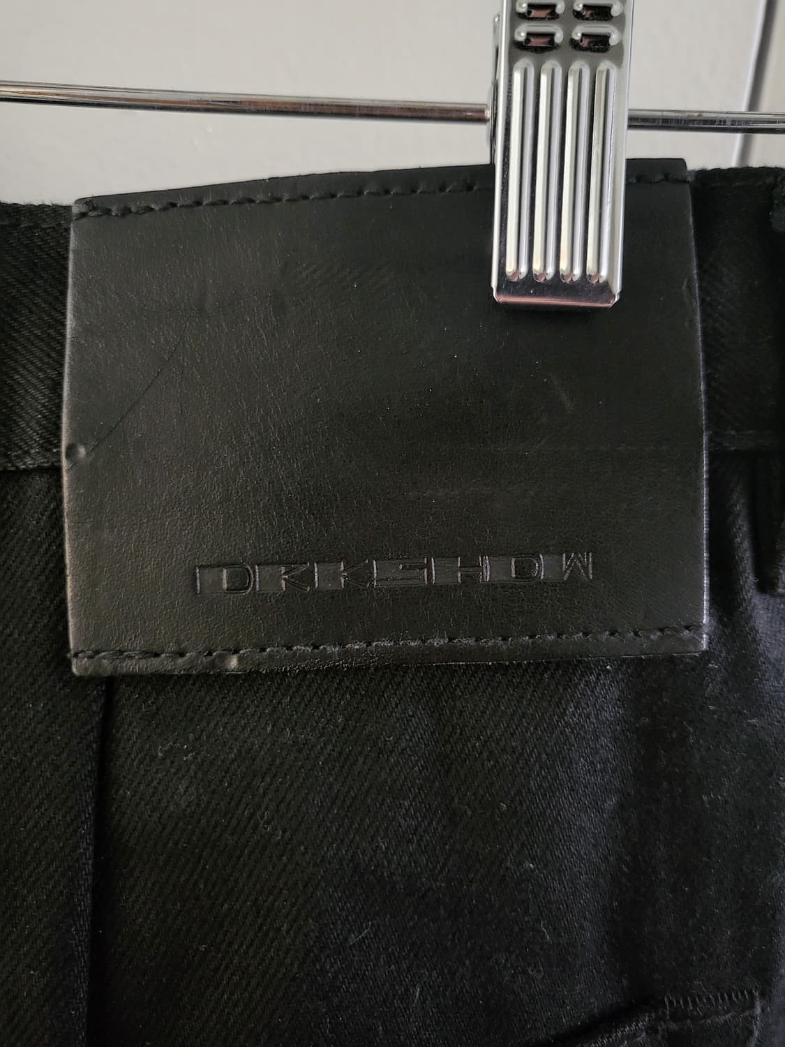 릭오웬스 오리모노 16oz 셀비지 더블니 게스 데님 상품이미지4