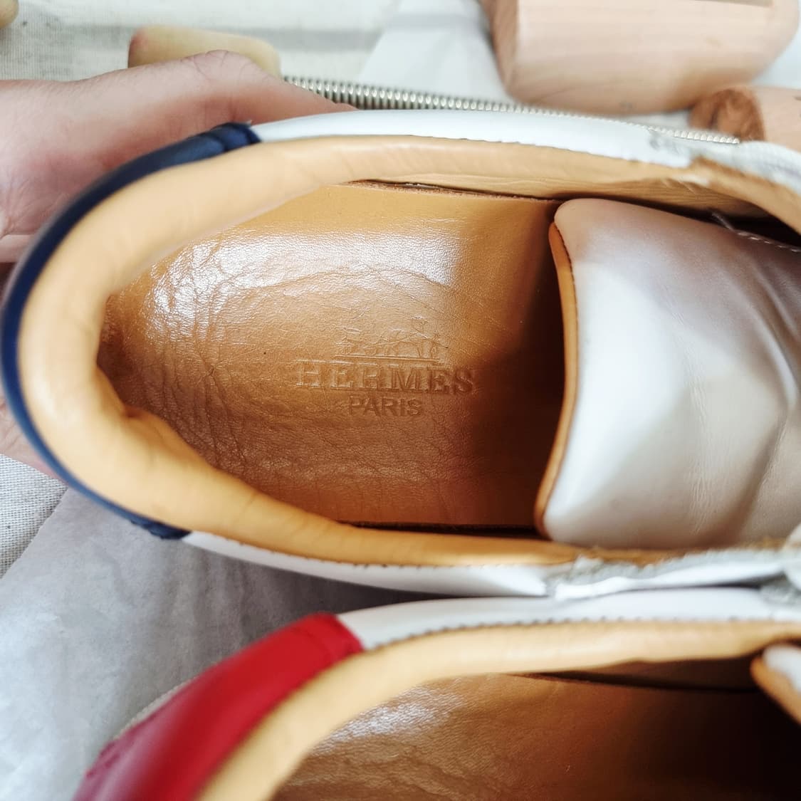 에르메스 퀵커 페가수스 팝 스니커즈 송아지가죽 운동화 (특별한정시즌모델) 상품이미지5