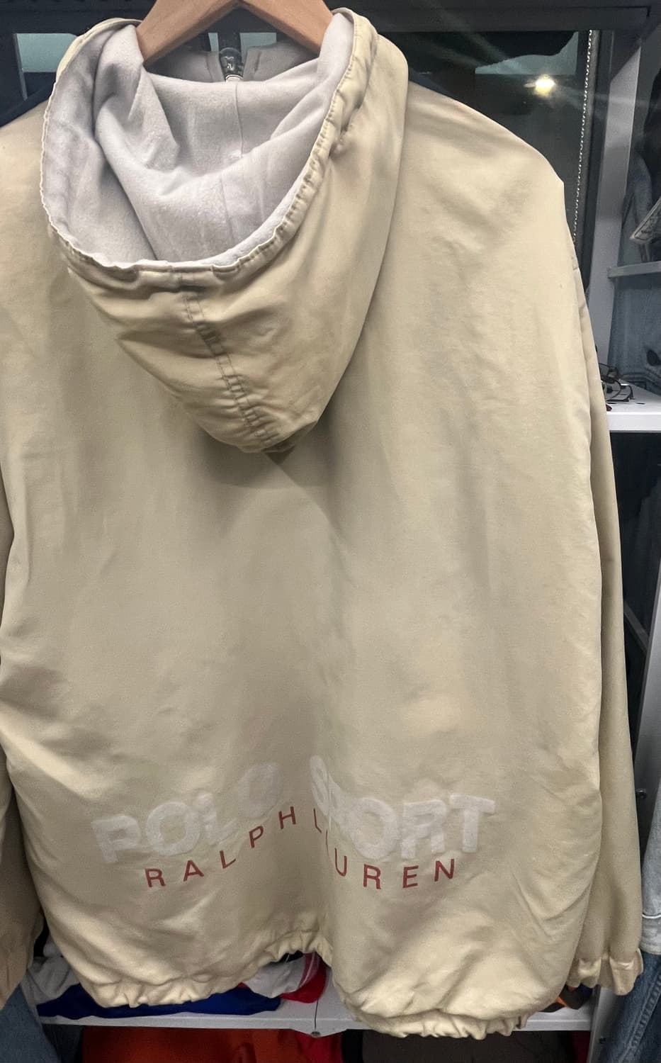 90s 폴로 스포츠 랄프로렌 자켓 베이지 상품이미지3