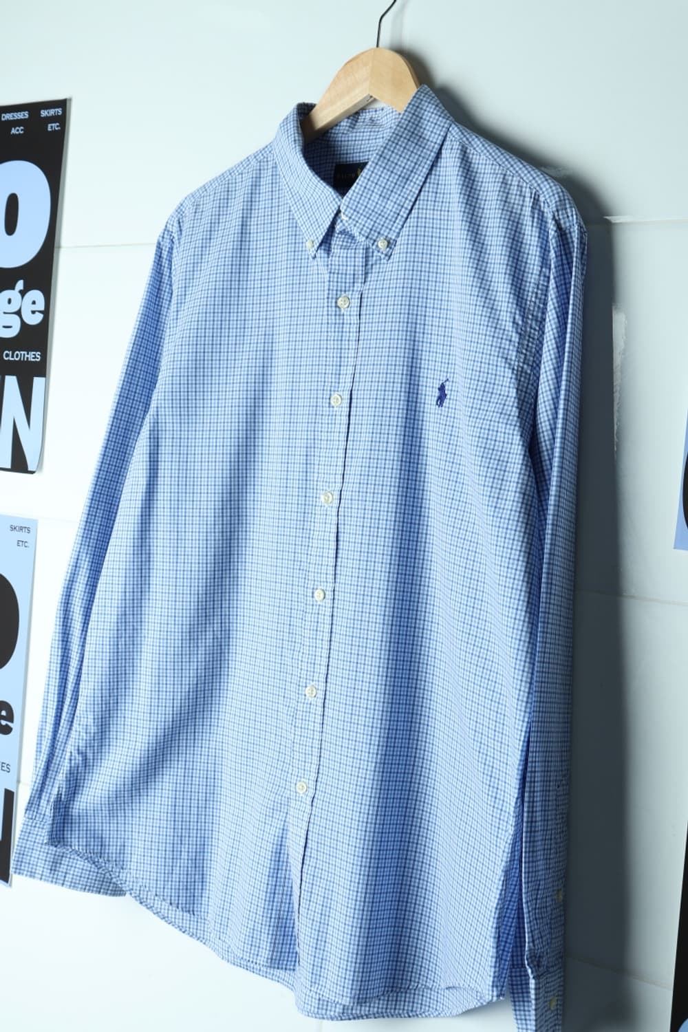 (XL-2XL) 폴로 랄프로렌 셔츠 남방 USA 잔체크-H3H33992 상품이미지1