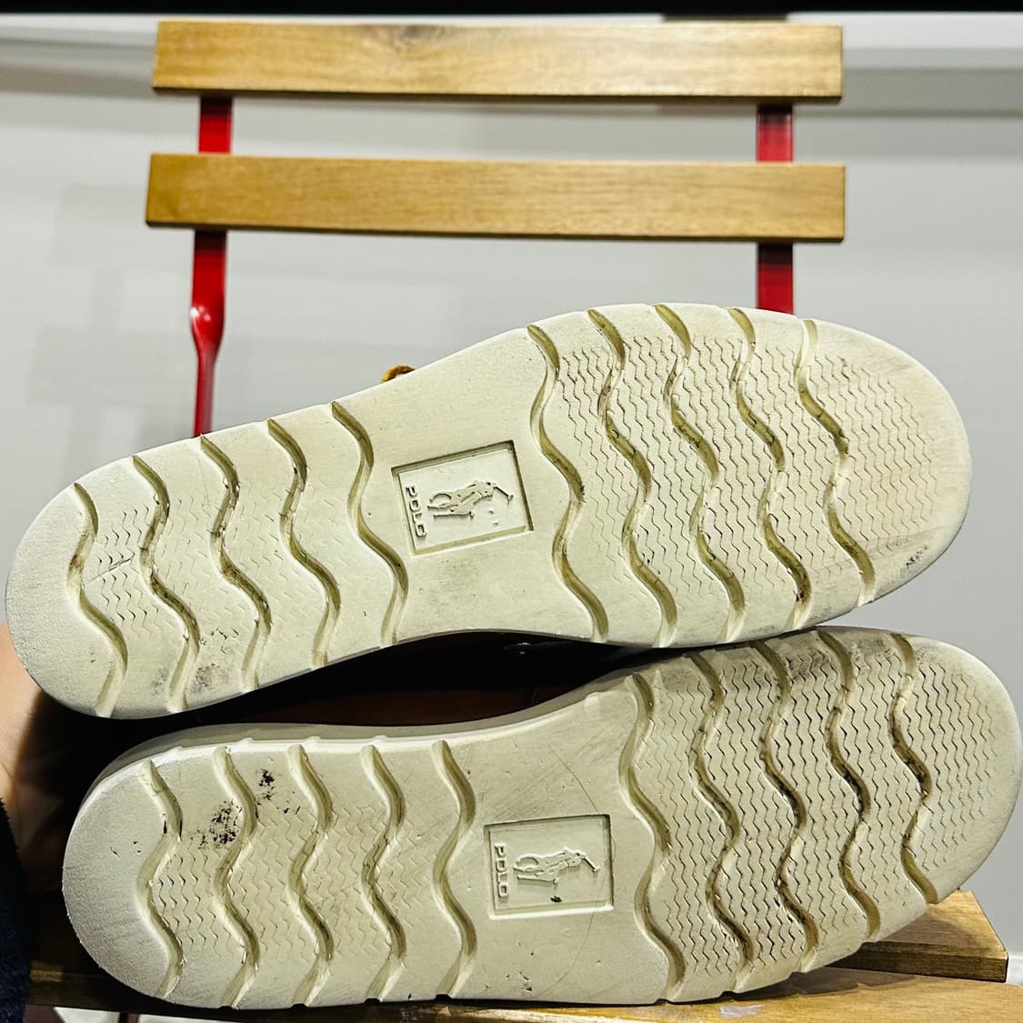 10D 280) 폴로 랄프로렌 부츠 Leather 레더 부츠 워커 상품이미지6