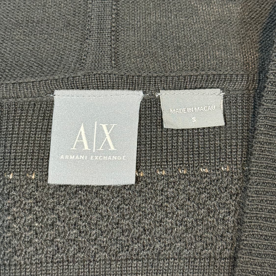 S) A|X 아르마니 익스체인지 스트라이프 후드 니트 상품이미지5
