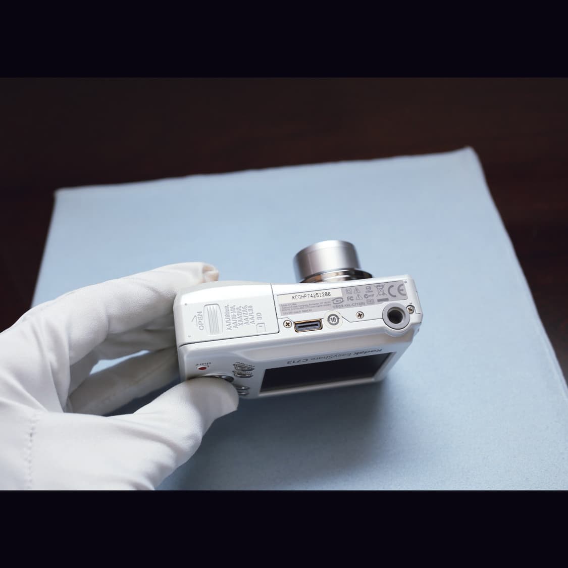 레어<준민트급><카리나>코닥 C713 펄 화이트 빈티지 디카 상품이미지5