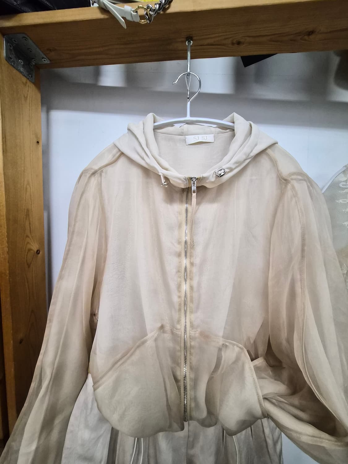 SJSJ 벌룬 후드 집업 상품이미지3