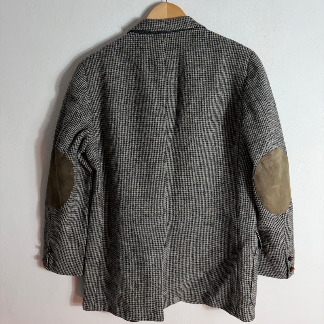 90s 에디바우어 콜라보 해리스트트위드 헤링본 울자켓(Free) 상품이미지2