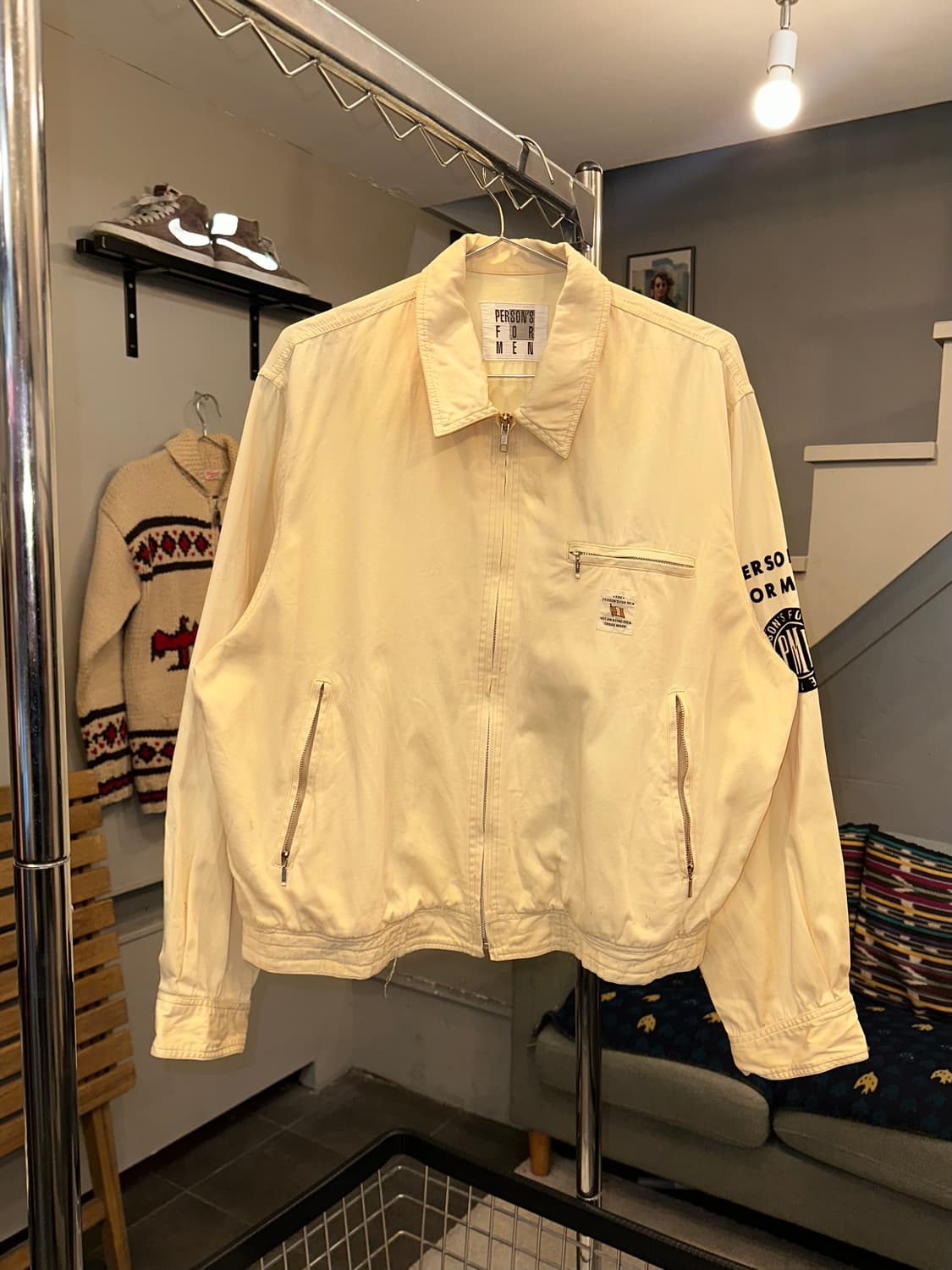 90’s Men’s for men embroider jacket 상품이미지6