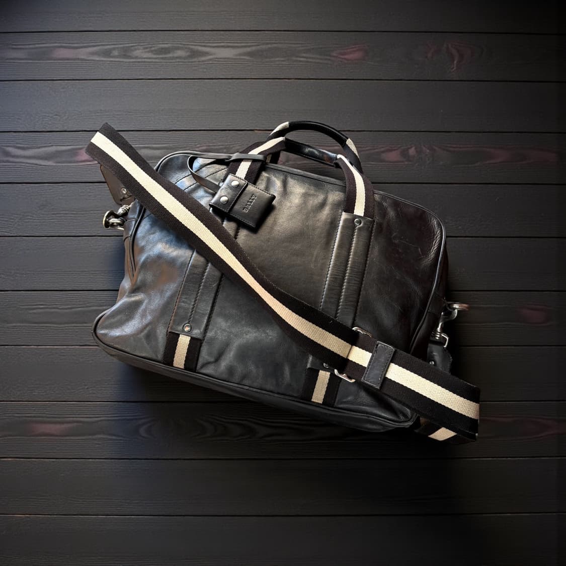 . 발리 리얼레더 크로스 보스턴백 상품이미지2