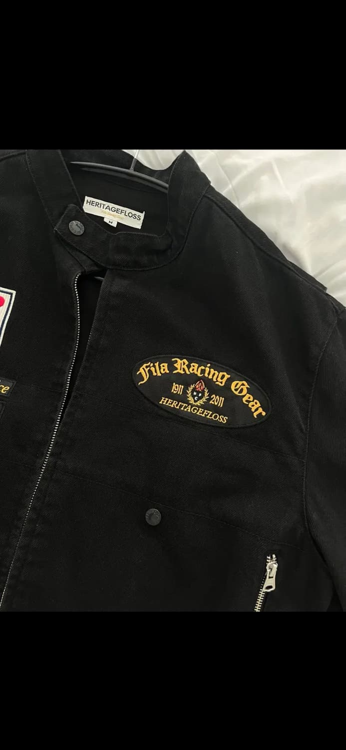 헤리티지플로스 휠라 필라 바이커 자켓 M 상품이미지5