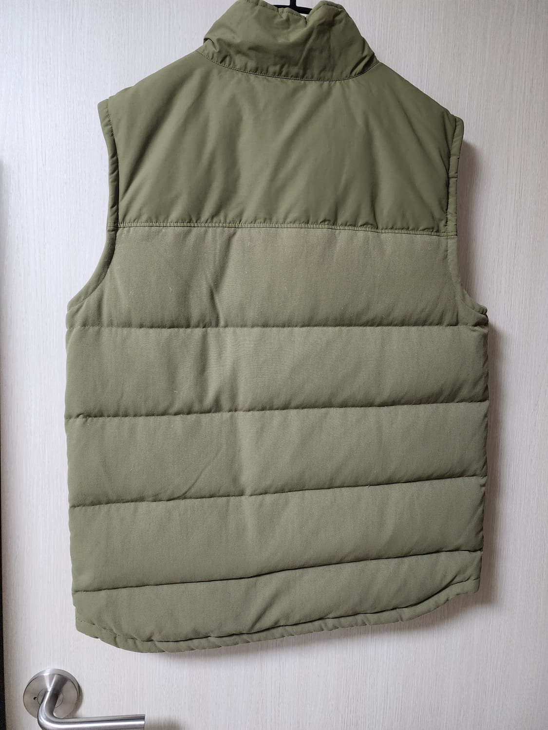 파타고니아 올리브 다운  패딩 조끼 M 상품이미지2